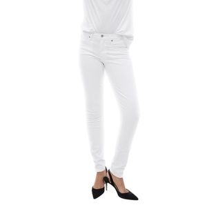 GAP Petite White Curvy True Skinny Denim Jeans